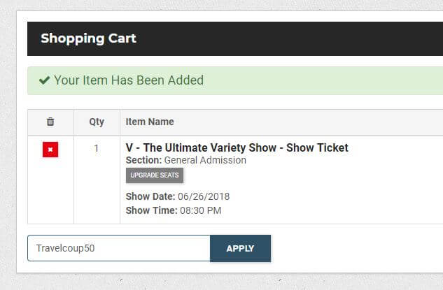 The Ultimate Variety Show Coupons
