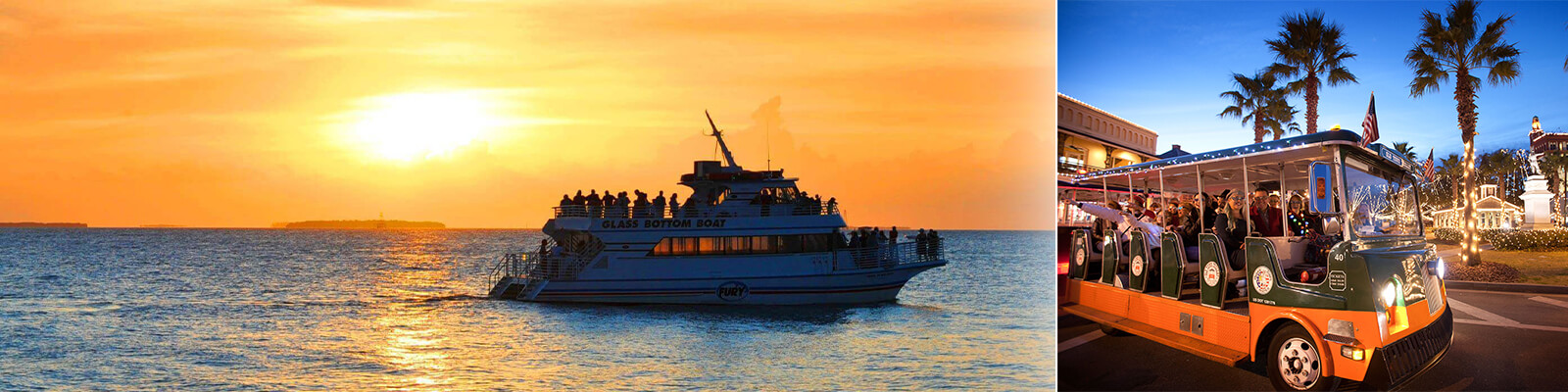 Glass Bottom Sunset Cruise Old Town Trolley Coupons