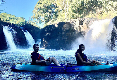 Historic Hilo Bay & Waterfalls Kayak Tour