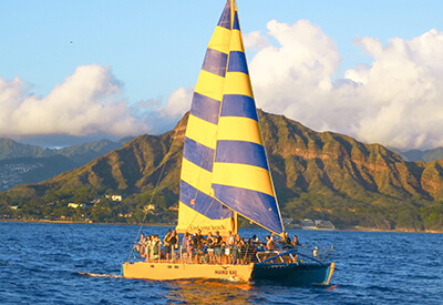 manu kai catamaran sunset cruise