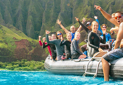 Na Pali Sightsee Raft Adventure Coupons