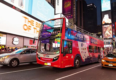 New York Double Decker Bus Night Tour Coupons