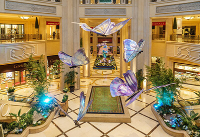 Palazzo Waterfall Atrium Gardens Las Vegas Coupons