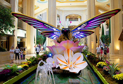 Palazzo Waterfall Atrium Gardens Las Vegas Coupons