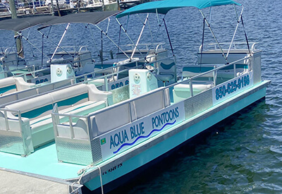 Aqua Blue Pontoon Rental Coupons