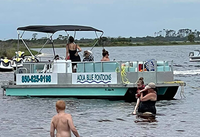 Aqua Blue Pontoon Rental Coupons